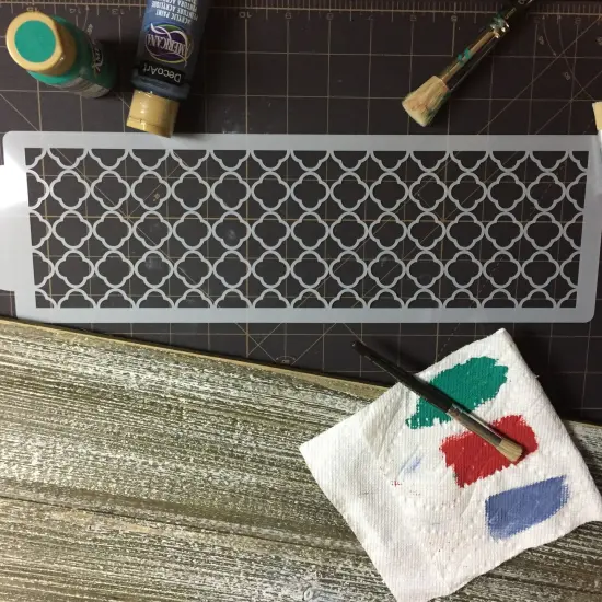 Solid Quatrefoil Cake Stencil | C850 by Designer Stencils | Stencils for Royal Icing, Airbrush, Dusting Powder | {4}