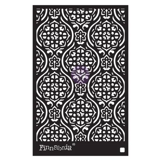 Prima Marketing Inc Finnabair Stencil - Victorian Tiles - 1 Piece, 6"x9" 655350968946 {1}