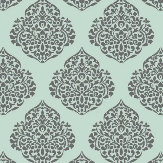 15-Inch Large Moroccan Damask All Over Wall Stencil | 3738 by Designer Stencils | Pattern Stencils | Reusable Stencils for Painting | Safe & Reusable Template for Wall Decor | Try This Stencil Instead of a Wallpaper | Easy to Use & Clean {1}