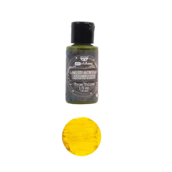 Prima Marketing Inc Art Alchemy-Liquid Acrylic True Yellow 1Fl.Oz (30Ml) 655350967239 {1}