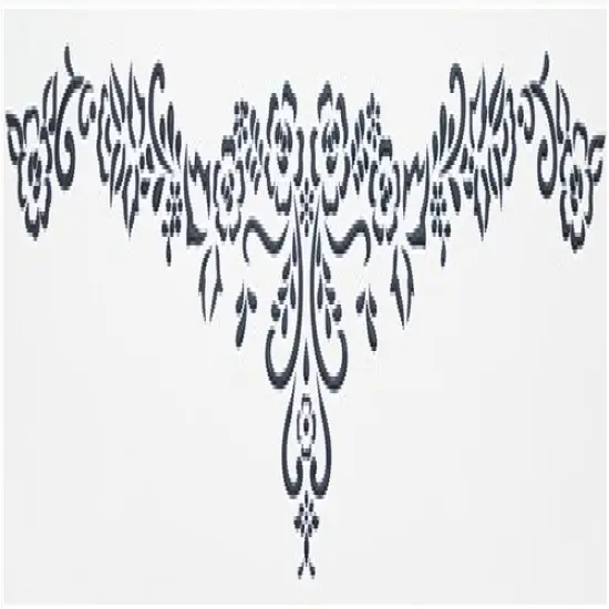 Floral Lace Swag Cake Stencil | C762 by Designer Stencils | Cake Decorating Tools | {2}