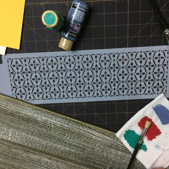 French Medallion Lattice Cake Stencil | C760 by Designer Stencils | Cake Decorating Tools | {5}