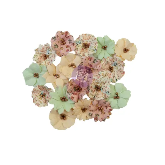 Prima Marketing Inc Hello Pink Collection Flowers - Cozy Evening - 18 Pcs / 1.5" 655350655112 {1}