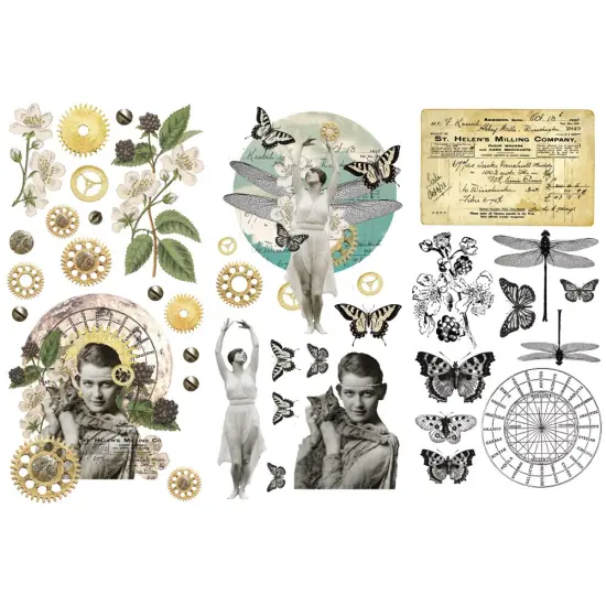 Finnabair Mini Transfers - Fairy Land - 3 sheets, 6"x12" {1}