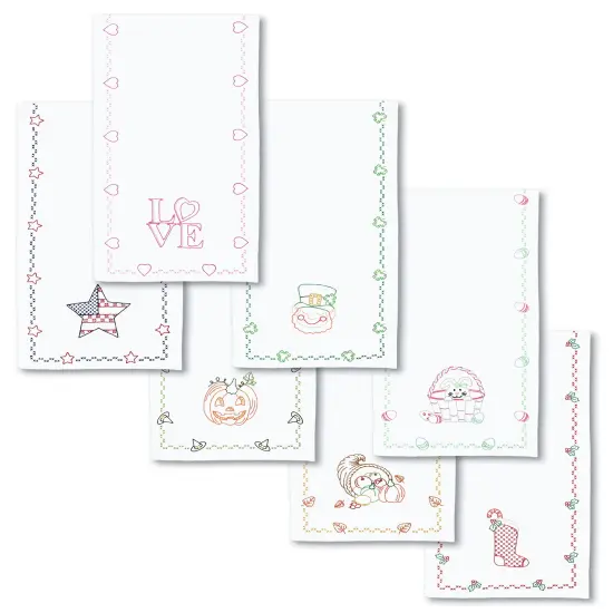 Jack Dempsey Stamped Table Runner/Scarf Collection 15"X42"-Holidays {2}