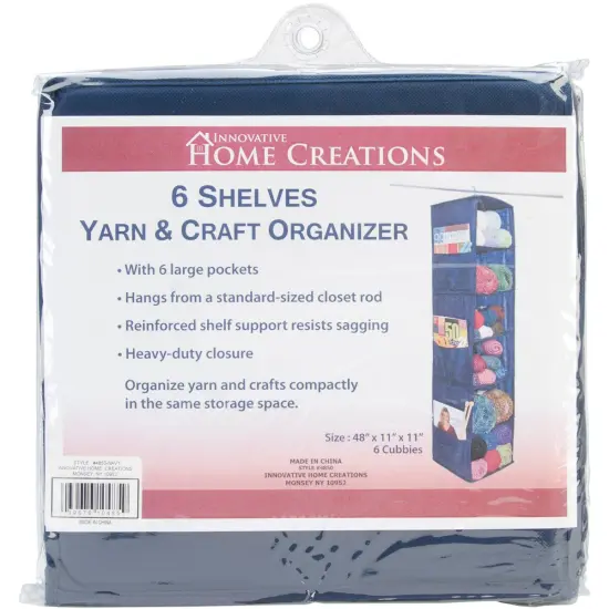 Innovative Home Creations 6 Shelf Yarn & Craft Organizer {2}