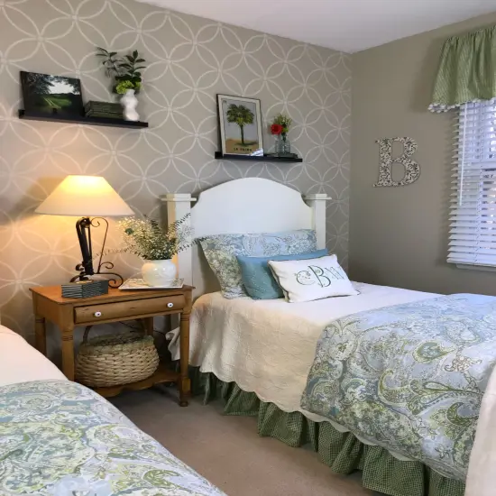 Contemporary Circles Wall Stencil | 3693 by Designer Stencils | Pattern Stencils | Reusable Stencils for Painting | Safe & Reusable Template for Wall Decor | Try This Stencil Instead of a Wallpaper | Easy to Use & Clean Art Stencil Pattern {2}