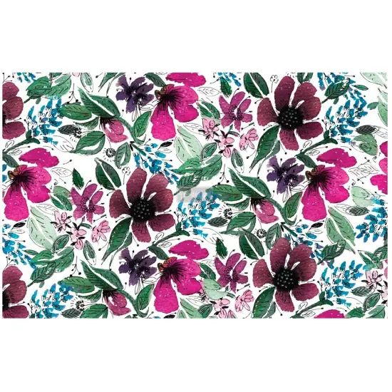 D&eacute;coupage D&eacute;cor Tissue Paper - Watercolor Flora - 2 sheets (19" x 30") {1}