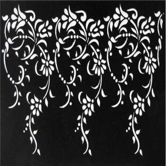 Large Vintage Lace Cake Stencil Side | C770 by Designer Stencils | Cake Decorating Tools | {2}