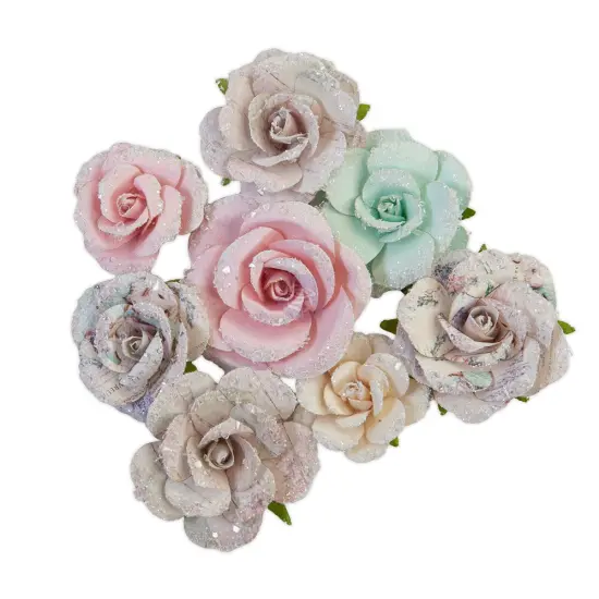 Prima Marketing Inc Prima Flowers® Sugar Cookie Christmas Collection - Santa Baby - 8 Pcs, 1.5-2 655350648527 {1}