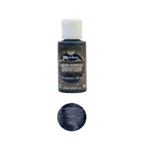 Prima Marketing Inc Art Alchemy - Liquid Acrylics - Prussian Blue - 1 Bottle, 30Ml 655350968250 {1}