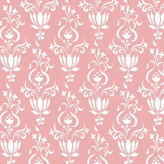 Tulip Wallpaper Design Wall Stencil | 3621 by Designer Stencils | Floral Stencils | Reusable Art Craft Stencils for Painting on Walls, Canvas, Wood | Reusable Plastic Paint Stencil for Home Makeover | Easy to Use & Clean Art Stencil {1}