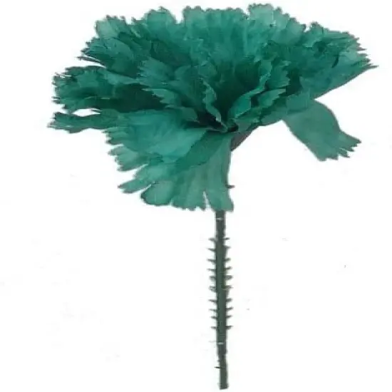 5" Emerald Carnation Flowers - 100-Pack, Stunning Artificial Blooms, Perfect for Floral Arrangements, Events & Home D&eacute;cor - Ideal for All Seasons, Floral Home by Artificial Flowers {1}