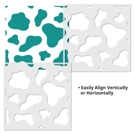 Cow Spots: Camoflage Wallpaper Wall Stencil | 3149 by Designer Stencils | Pattern Stencils | {5}