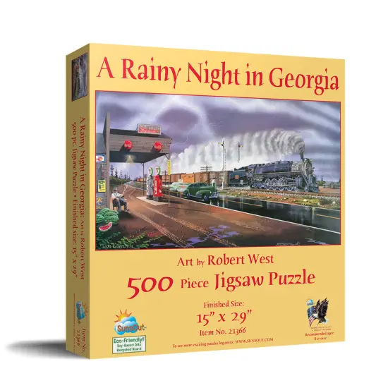 Sunsout A Rainy Night in Georgia 500 pc Jigsaw Puzzle 21366 {3}