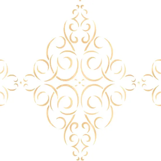 Simple Diamond Medallion Wall Stencil | 3418 by Designer Stencils | Mandala & Medallion Stencils | Reusable Art Craft Stencils for Painting on Walls, Canvas, Wood | Reusable Plastic Paint Stencil for Home Makeover | Easy to Use & Clean Art Stencil {1}