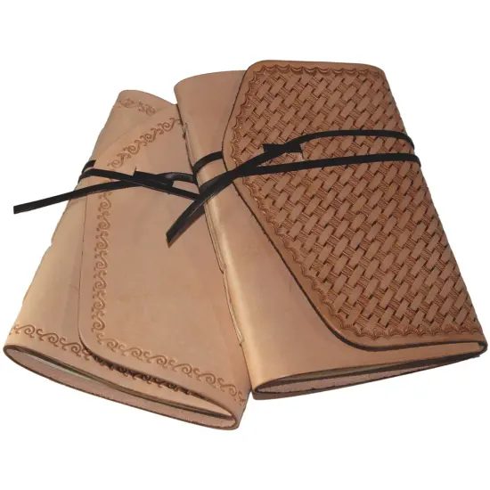 Realeather(R) Crafts Leather Journal Kit-Natural {3}