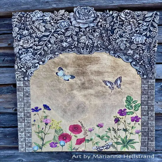 Redesign Decor Transfers Floral Collection 24"x34" 655350640576 {5}