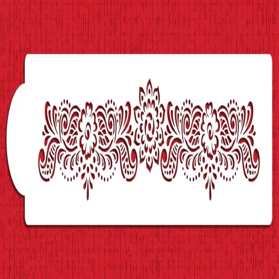 Chelsea Cake Stencil Tier #2 | C857 by Designer Stencils | Cake Decorating Tools | {3}