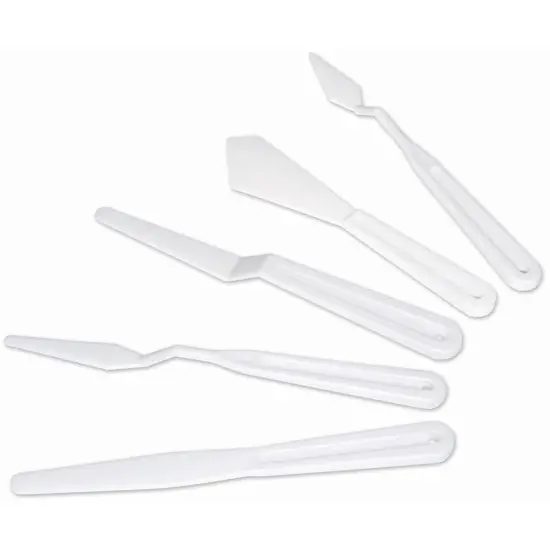 Color Factory Plastic Palette Knives 5/Pkg {2}