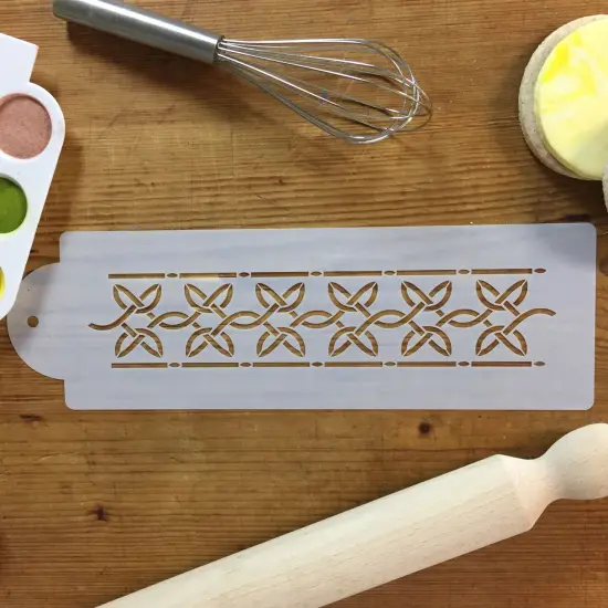 Celtic Twine Cake Stencil Side | C720 by Designer Stencils | Cake Decorating Tools | {3}