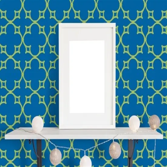 5-Inch Parisian Fretwork All Over Wall Stencil | 3713A by Designer Stencils | Pattern Stencils | Reusable Stencils for Painting | Safe & Reusable Template for Wall Decor | Try This Stencil Instead of a Wallpaper | Easy to Use & Clean {2}
