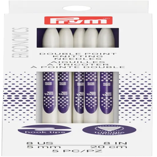 Prym Ergonomics Double Pointed Needles 8"-Size 8/5mm {1}