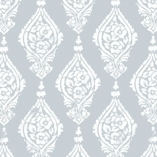 Paisley Damask Wallpaper Stripe Wall Stencil | 3603 by Designer Stencils | Pattern Stencils | Reusable Stencils for Painting | Safe & Reusable Template for Wall Decor | Try This Stencil Instead of a Wallpaper | Easy to Use & Clean Art Stencil Pattern {1}