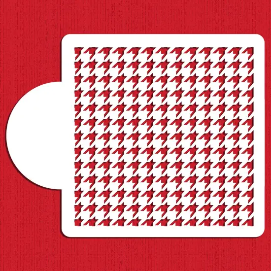 Houndstooth Miniprint Cake Stencil | C806 by Designer Stencils | Cake Decorating Tools | {2}