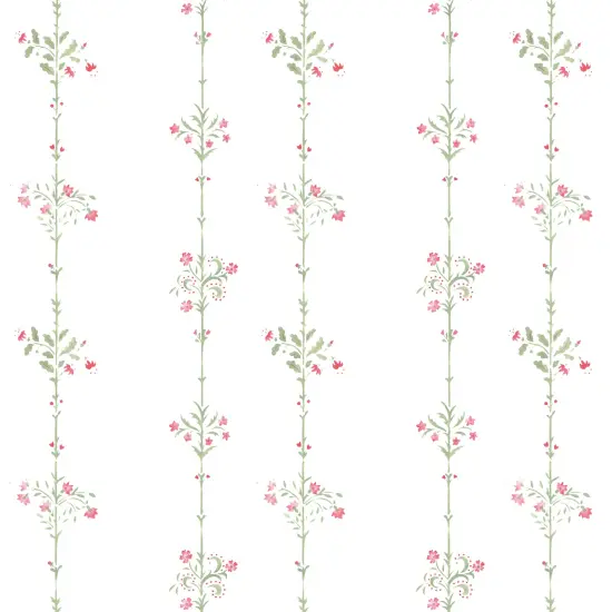 Floral Stripe Wallpaper Wall Stencil | 3231 by Designer Stencils | Floral Stencils | Reusable Art Craft Stencils for Painting on Walls, Canvas, Wood | Reusable Plastic Paint Stencil for Home Makeover | Easy to Use & Clean Art Stencil {1}