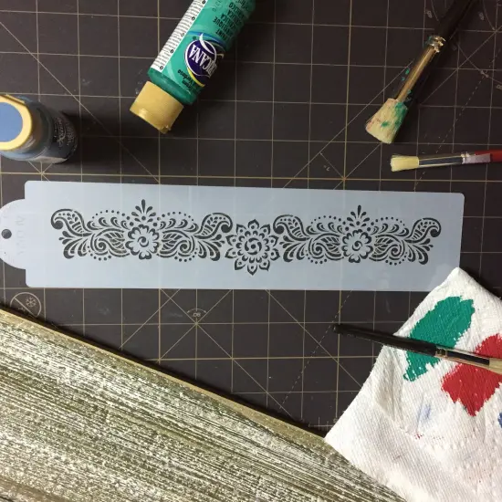 Chelsea Cake Stencil Tier #2 | C857 by Designer Stencils | Cake Decorating Tools | {5}