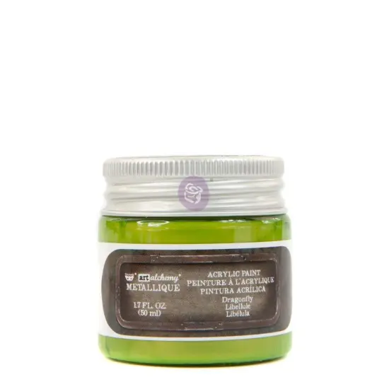 Prima Marketing Inc Art Alchemy- Metallique Acrylic Paint - Dragonfly 1.7 Fl.Oz (50Ml) 655350967802 {1}