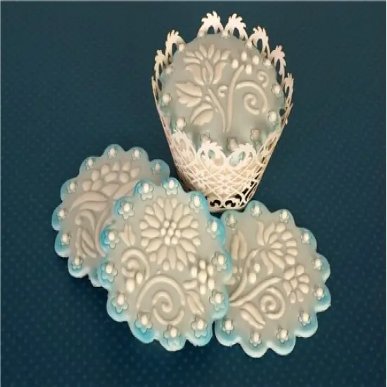 Crewel Flowers Cookie Stencils | C842 by Designer Stencils | Cookie Decorating Tools | {2}