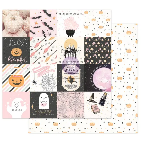 Prima Marketing Inc Thirty-One Collection 12x12 Sheet - Magical Haunt -, 12"x12" With Foil Detail 655350997205 (10 SHEETS) {1}