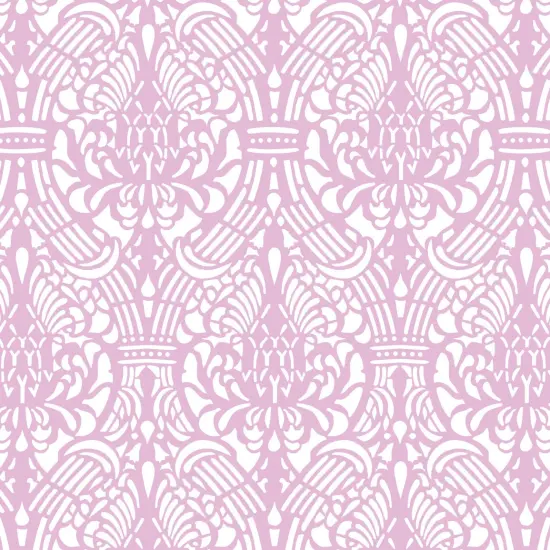 Overall Persian Textile Wall Stencil | 3616 by Designer Stencils | Pattern Stencils | Reusable Stencils for Painting | Safe & Reusable Template for Wall Decor | Try This Stencil Instead of a Wallpaper | Easy to Use & Clean Art Stencil Pattern {1}