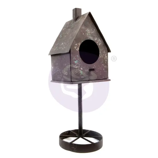 Prima Marketing Inc Finnabair Metal Frame Rusty Birdhouse - 1 Pc 655350967079 {1}