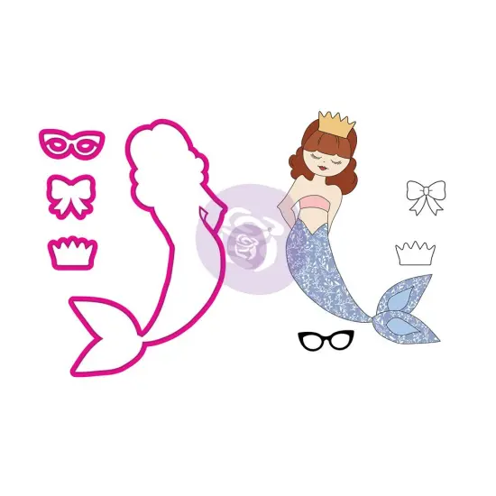 Prima Marketing Inc Julie Nutting Stamp & Dies - H 655350912581 {1}