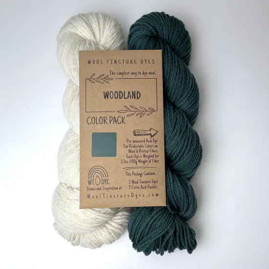 Wool Tincture Dye Color Packs Woodland {1}