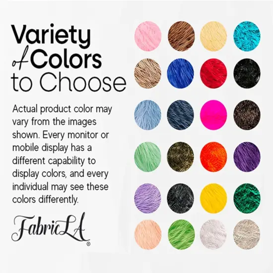 Faux Fur Fabric by FabricLA - 6 Inch x 60 Inch Precut Red Fur Trim Rolls | Ideal for Crafts & Decor {4}