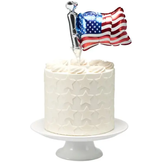 Inflatable American Flag Anagram&reg; Cake Pic {4}