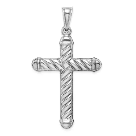 Sterling Silver Cross Pendant Jewerly 101mm x 58.2mm {4}