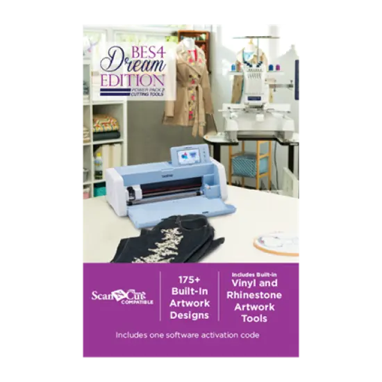 Brother SABES4UG2 BES 4 Power Pack 2 Embroidery Lettering and Monogramming Software {1}