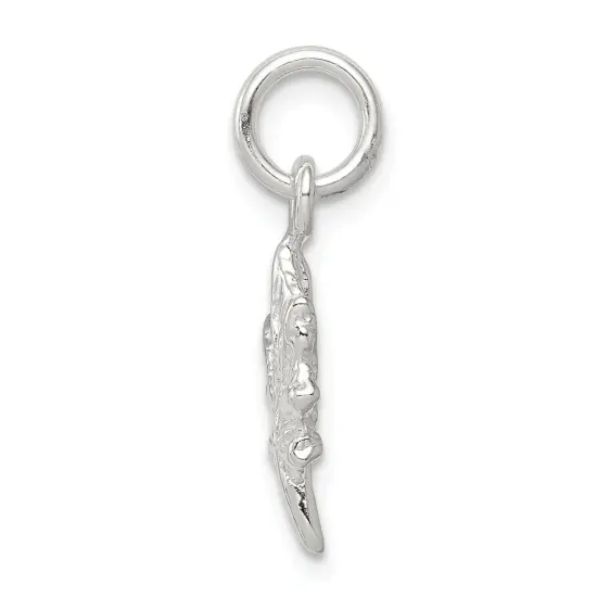 Sterling Silver Maple Leaf Charm Jewelry FindingKing 17mm x 11mm {3}