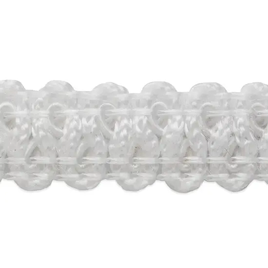 20 yards of Bulma Classic Woven Braid Trim | 20 yard cut White {3}