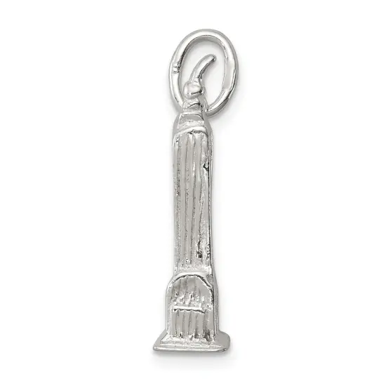 Sterling Silver Sears Tower Building Charm Chicago Jewerly 25mm x 7mm {5}