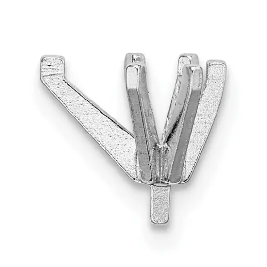 Platinum 6 Prong Pear Peg Setting 3.3mm {1}