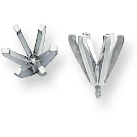 Platinum 6 Prong Round Peg High & Heavy Setting 4.3mm {1}