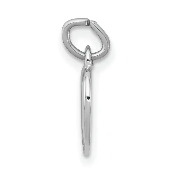 Sterling Silver & Vermeil with Heart Cross Charm Jewerly 15mm x 10mm {2}