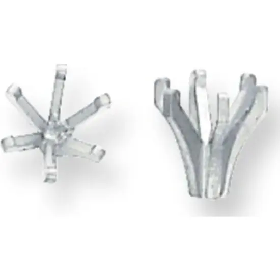 Platinum 6 Prong Round Tulip Base 8.8mm {1}