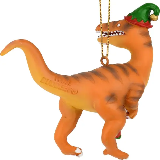 Tree Buddees Raptor Dinosaur Christmas Ornament Velociraptor with a Stocking {3}